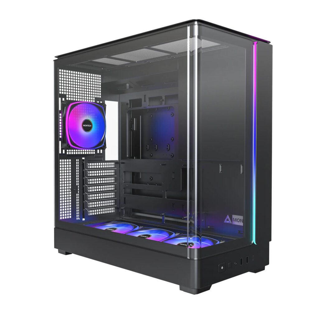 Case|MONTECH|micro ATX/Mini-ITX|Black|Midi Tower|PC|KING 45 PRO|KING45PR...