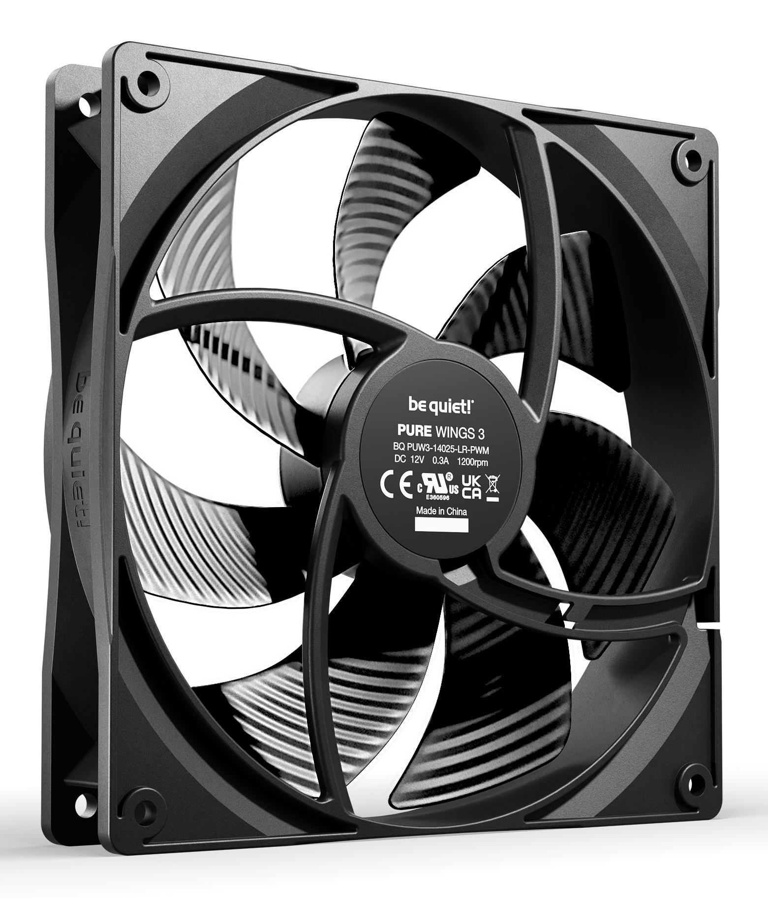 Ventilaator 140MM PURE WINGS 3/PWM BL108 BE QUIET