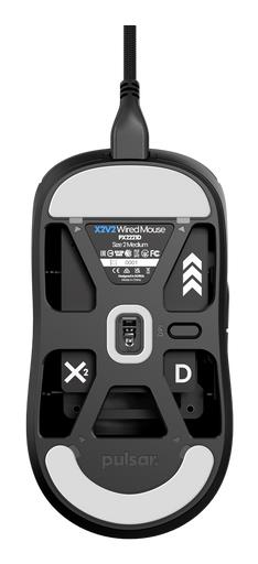 Hiir USB OPTICAL X2/MEDIUM BLACK PX2221D PULSAR