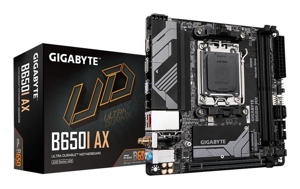 Emaplaat|GIGABYTE|AMD B650|Socket AM5|mini ITX|RAM DDR5-SDRAM|2xSlots|W&...