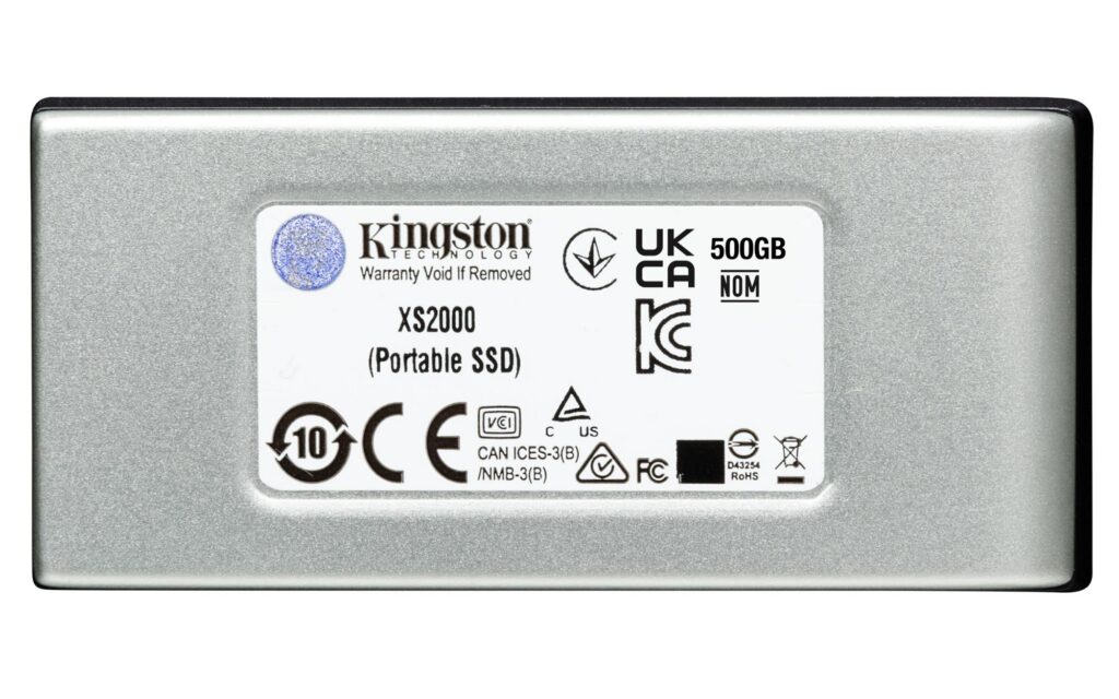 Väline SSD|KINGSTON|2TB|USB 3.2|Write speed 2000 MBytes/sec|Read speed…