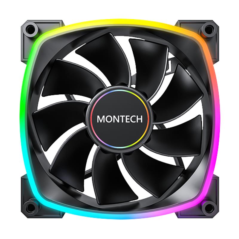 CASE FAN 140MM/RX140 PWM BLACK MONTECH
