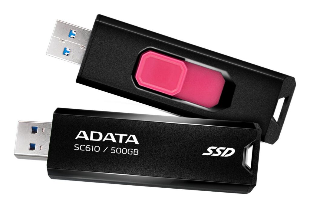 Väline SSD|ADATA|SC610|500GB|USB 3.2|Write speed 500 MBytes/sec|Read s&#...
