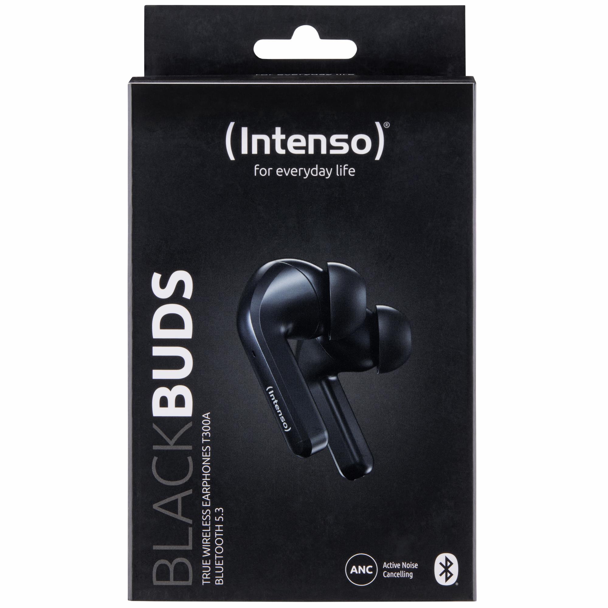 KÕRVAKLAPID BUDS T300A/BLACK 3720300 INTENSO