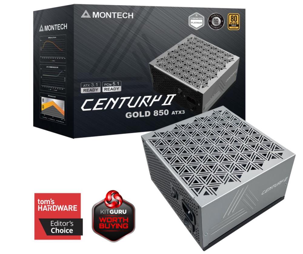 Toiteplokk|MONTECH|CENTURY II|ATX|850 W|CENTURYII850