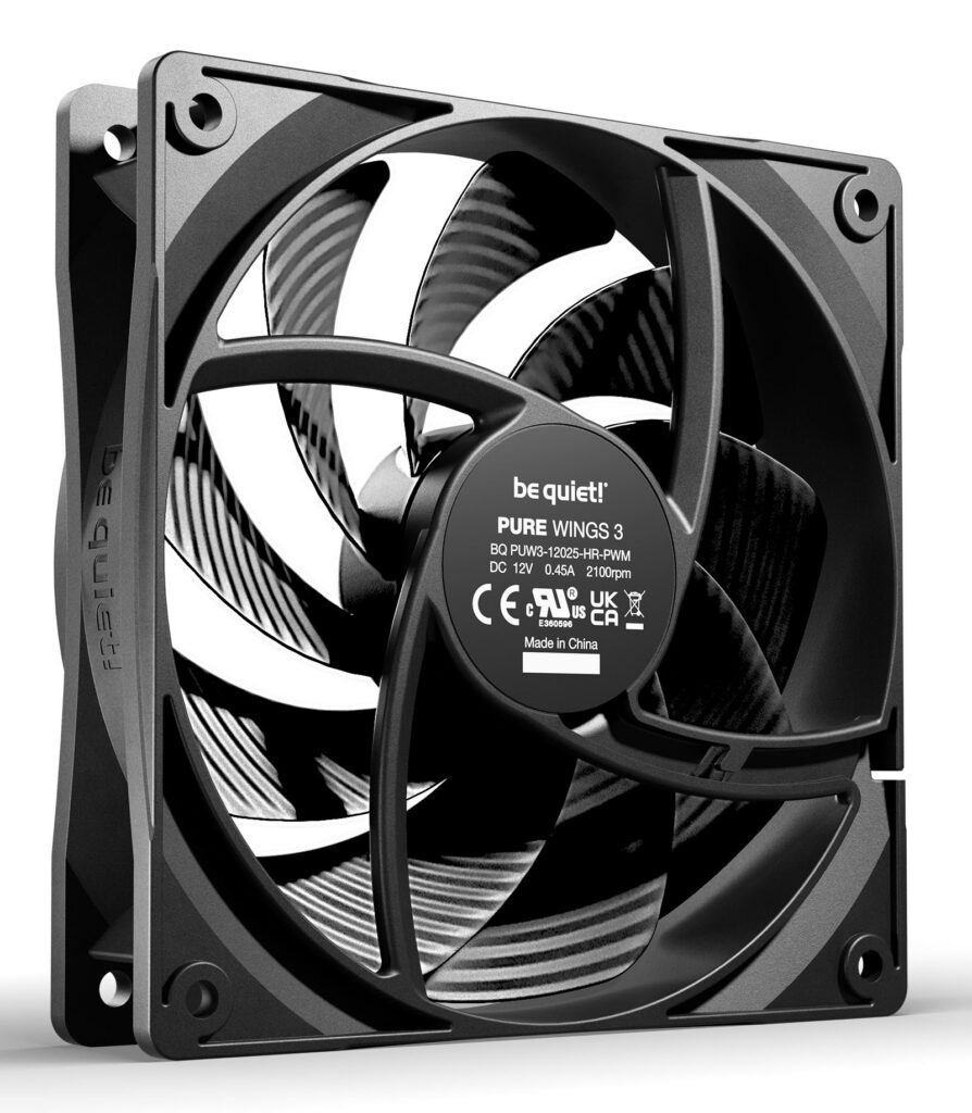 CASE FAN 120MM PURE WINGS 3/PWM HS 3-PACK BL140 BE QUIET
