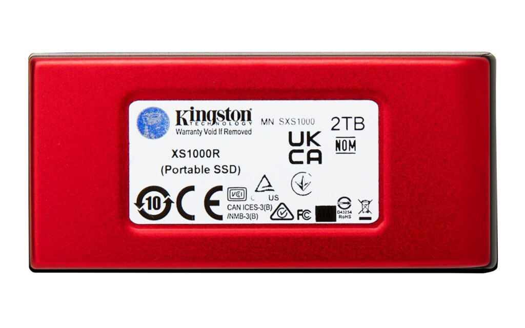 Väline SSD|KINGSTON|XS1000|2TB|USB 3.2|Write speed 1000 MBytes/sec|Rea…