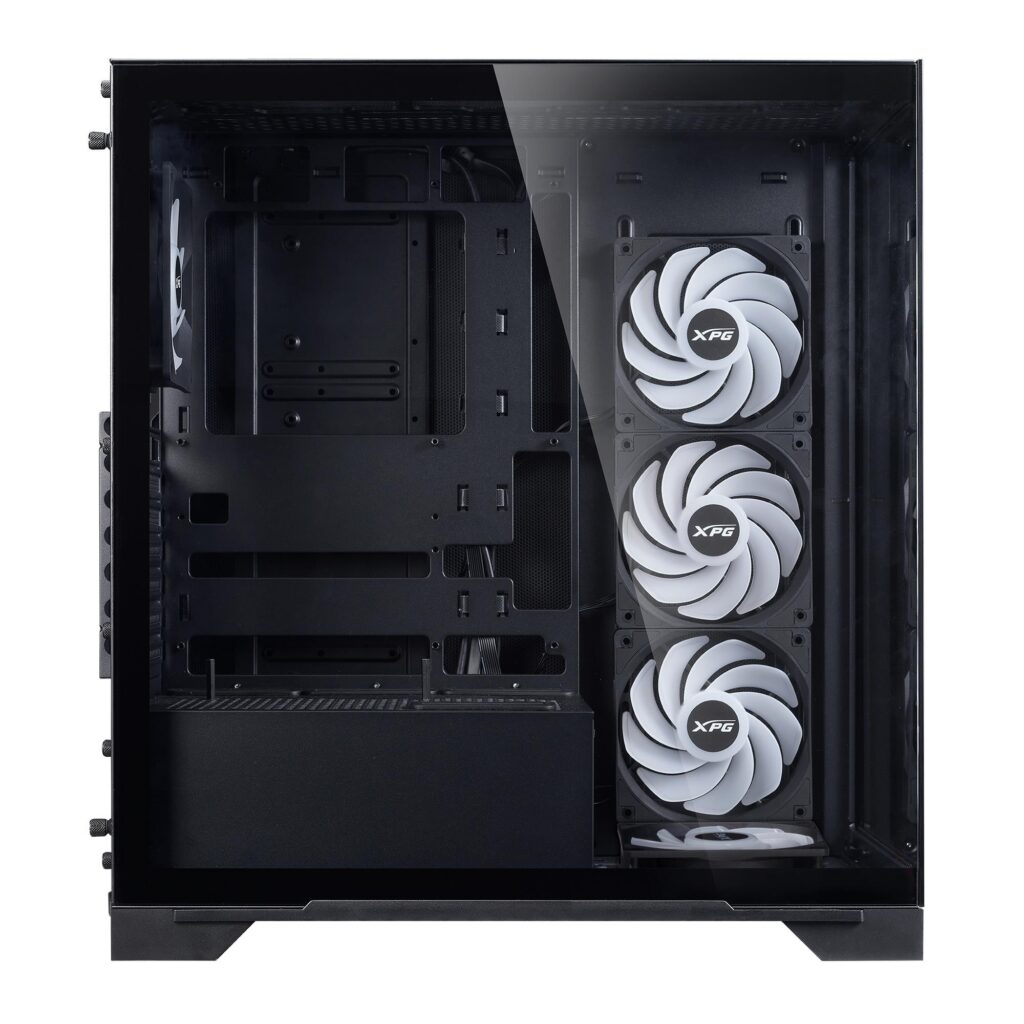 Case|ADATA|INVADER X BTF|MidiTower|Case product features Transparent pan...