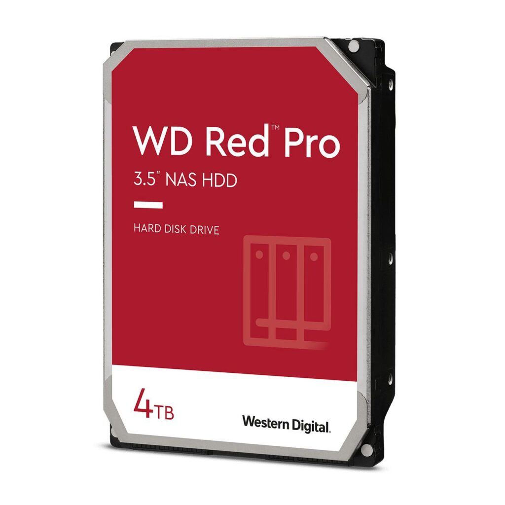 HDD|WESTERN DIGITAL|Red Pro|4TB|SATA 3.0|256 MB|7200 rpm|3,5″|WD40...