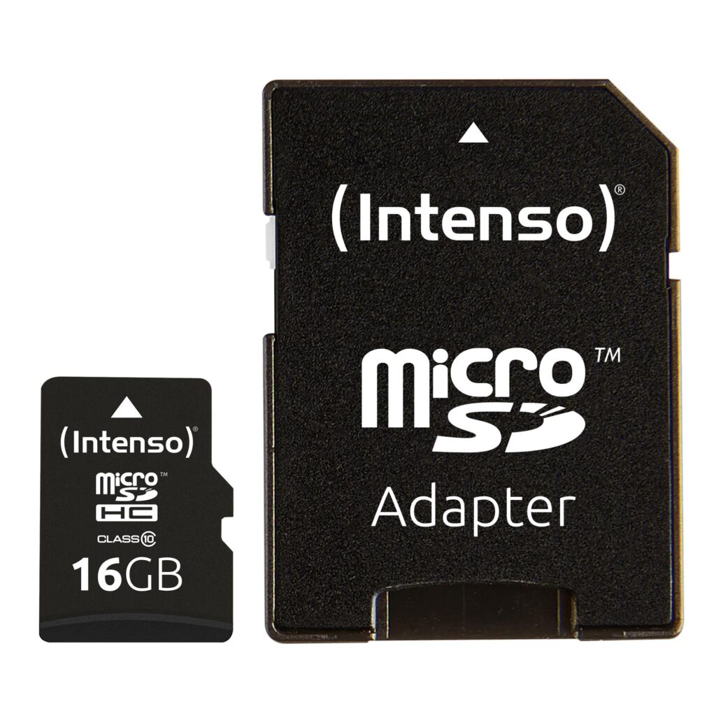 MEMORY MICRO SDHC 16GB C10/W/ADAPTER 3413470 INTENSO