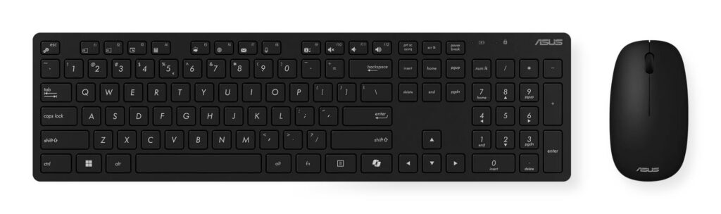 KEYBOARD +MOUSE WRL OPT. W5000/BLACK 90XB0430-BKM3N0 ASUS