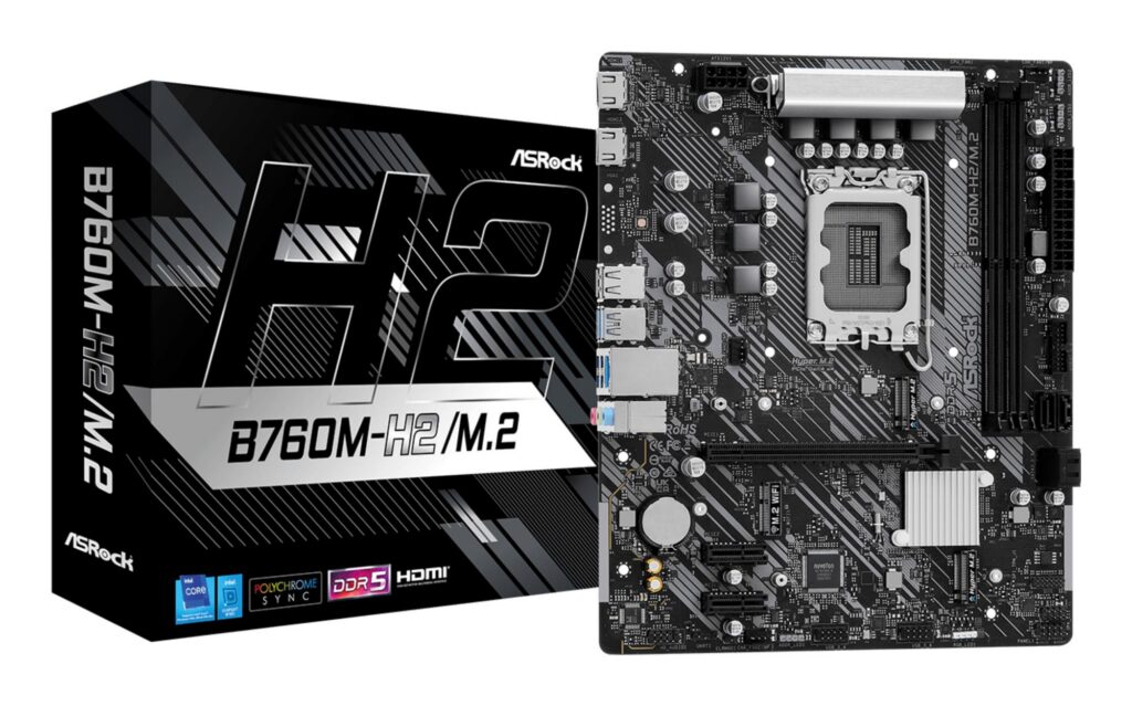 Emaplaat|ASROCK|Intel B760 Express|LGA1700|Micro-ATX|Memory DDR5|Memory&...