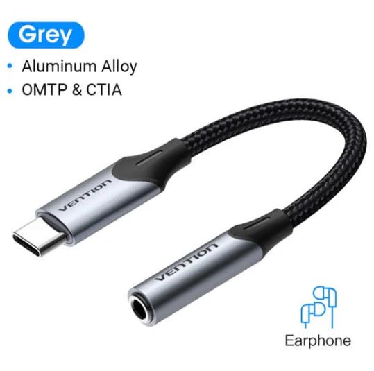 ADAPTER USB-C TO AUDIO 3.5MM/0.1M BGJHA VENTION