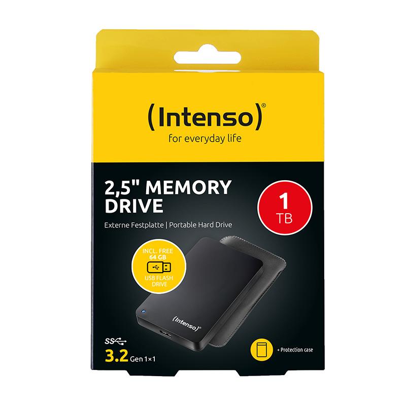 Väline HDD|INTENSO|1TB|USB 3.2|Colour Black|6023690
