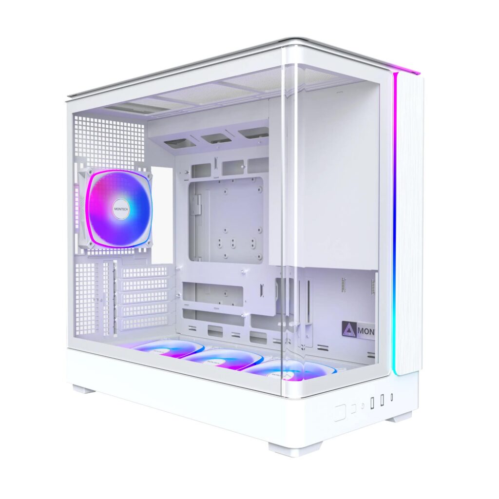 Case|MONTECH|micro ATX/Mini-ITX|White|Midi Tower|PC|KING 15 PRO|KING15PR...