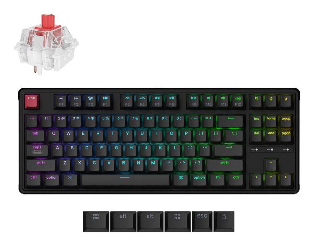 Klaviatuur WIRED C3 PRO RGB/RETRO C3PX-H1 KEYCHRON