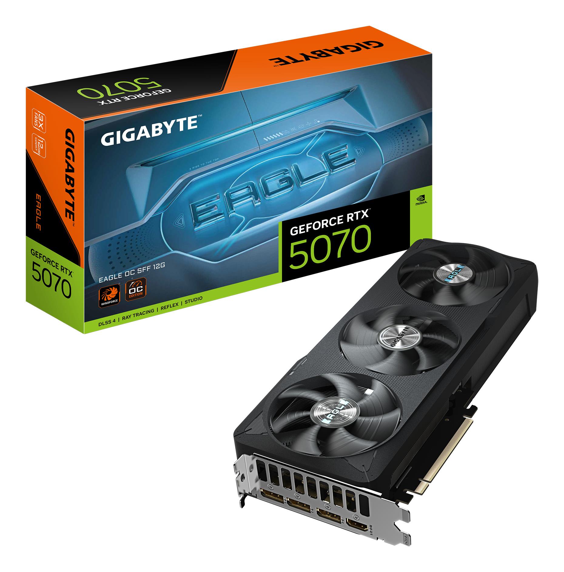 Videokaart|GIGABYTE|NVIDIA GeForce RTX 5070|12 GB|GDDR7|192 bit|PCIE ...