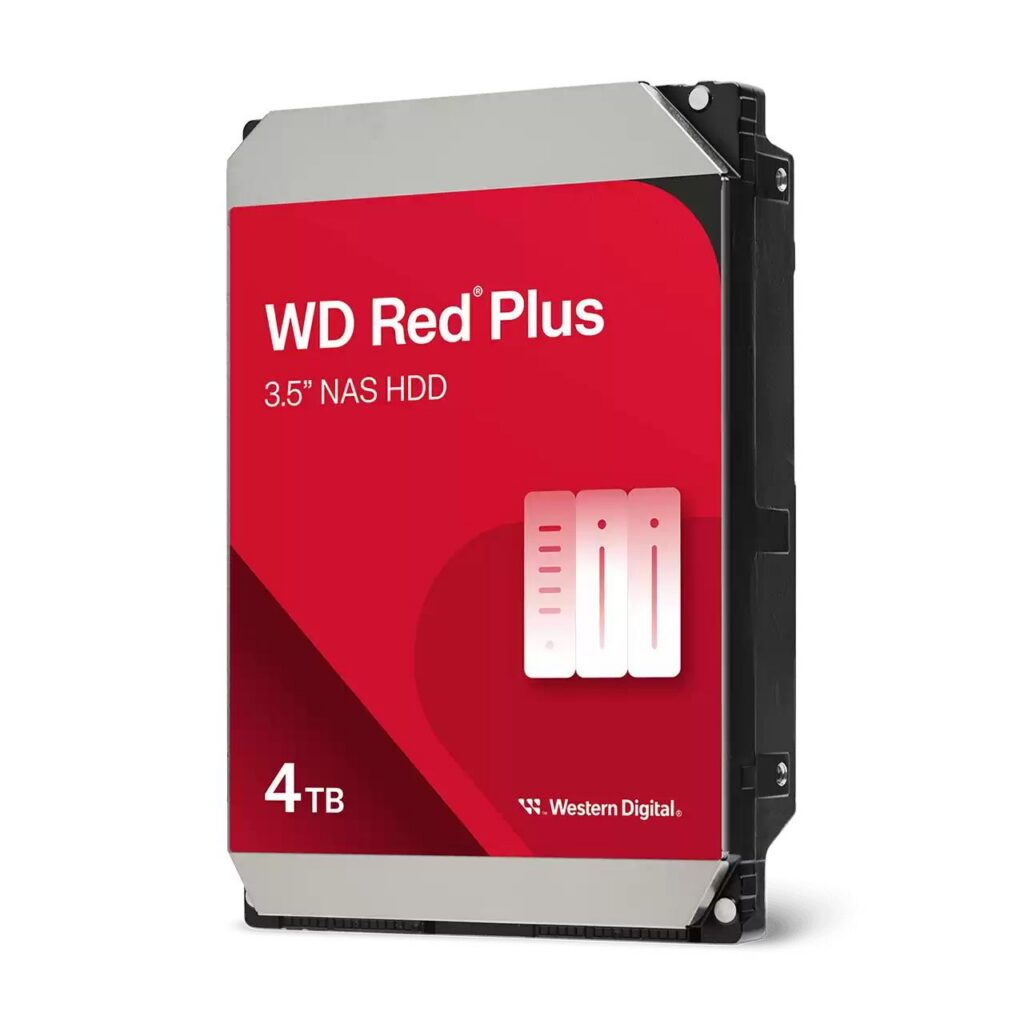 HDD|WESTERN DIGITAL|Red Plus|4TB|128 MB|5400 rpm|3,5″|WD40EFZZ