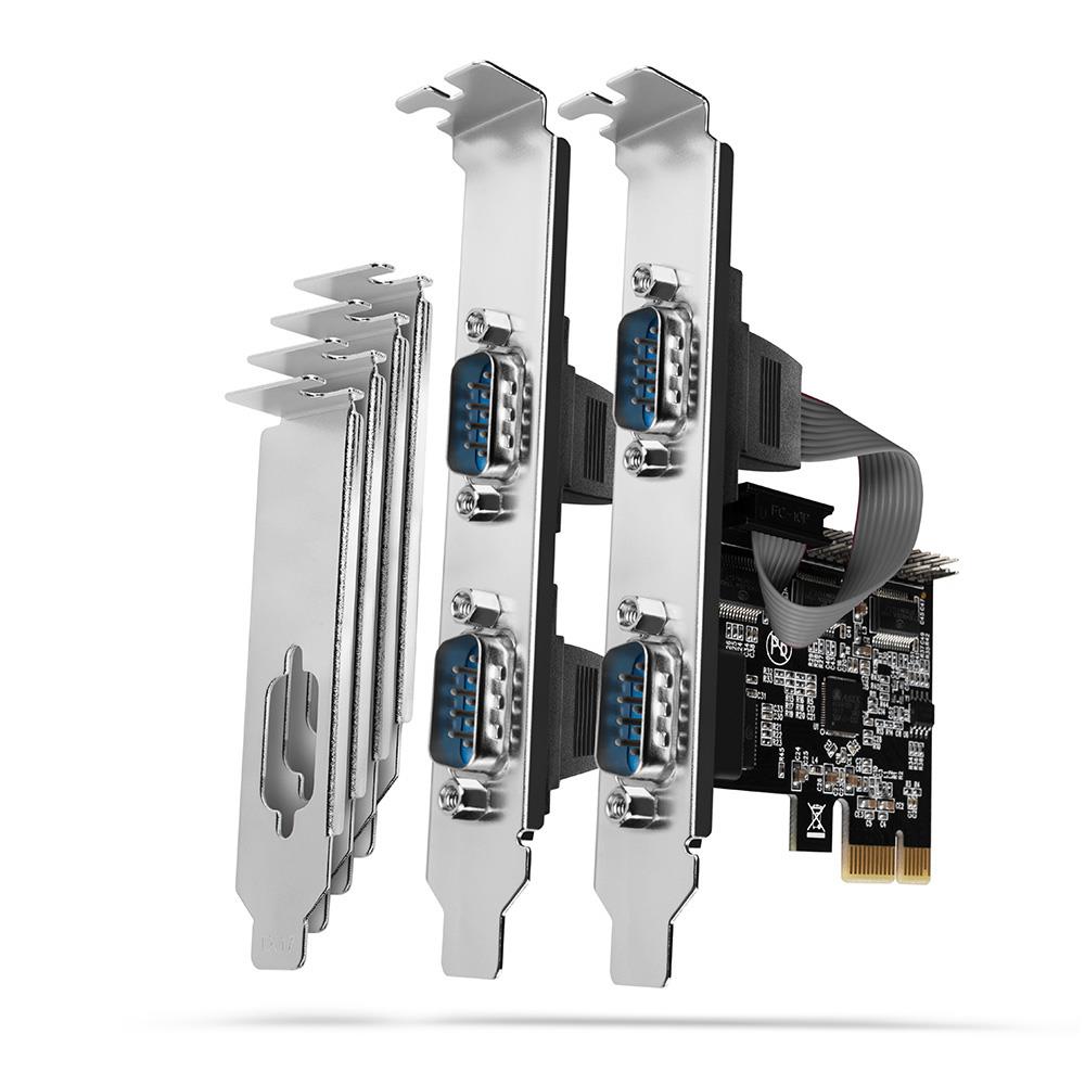 NET AUTOD PCIE 250KBPS 4PORT/SP&LP PCEA-S4N AXAGON