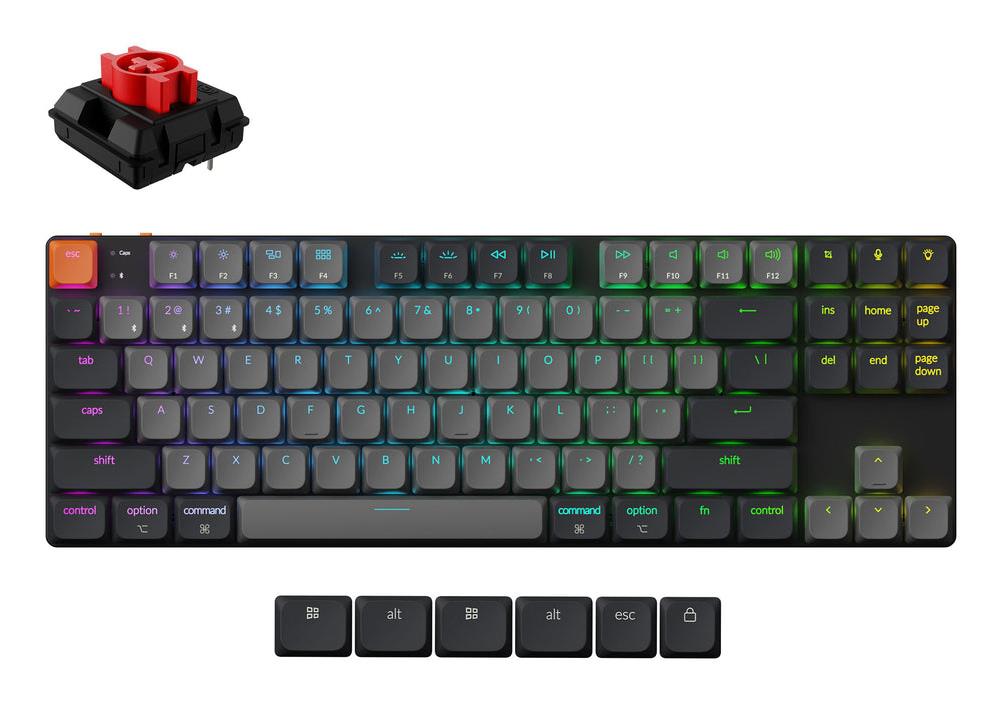 Klaviatuur WRL K1 RGB/BLACK K1X-B1 KEYCHRON
