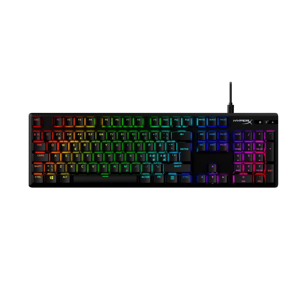 Klaviatuur ALLOY ORIGINS PBT HX/RED 639N3AA#ABA HYPERX