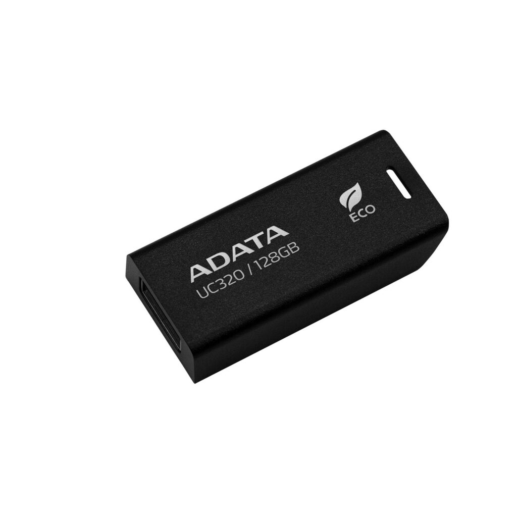 MÄLUPULK FLASH USB3.2 128G/BLACK UC320-128G-RBK/BK ADATA