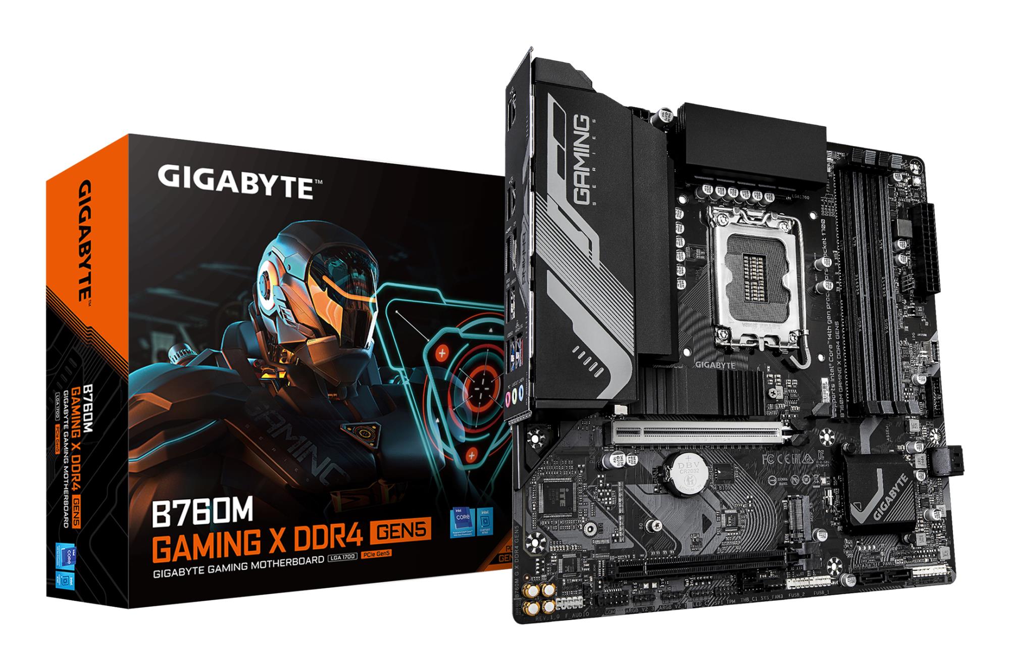 Emaplaat|GIGABYTE|Intel B760|LGA 1700|micro ATX|RAM DDR4-SDRAM|4xSlots|&...