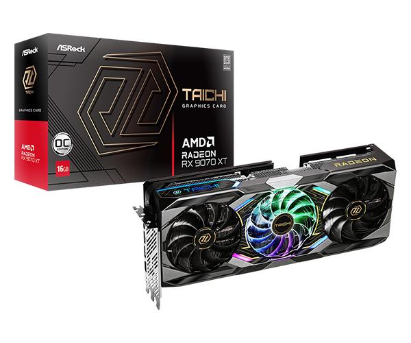 Graphics Card|ASROCK|AMD|Radeon RX 9070 XT|16 GB|GDDR6|256 bit|PCI Expre...