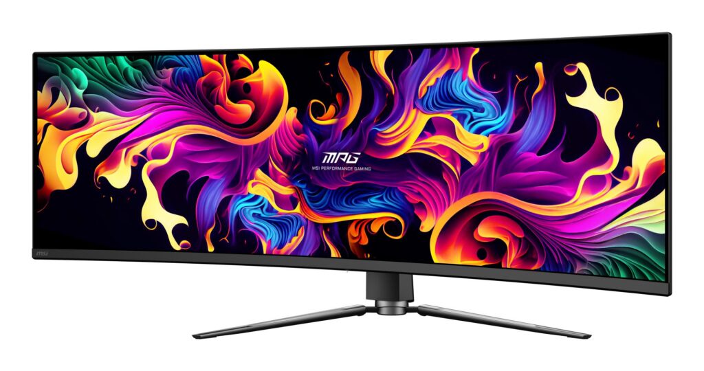 Monitor|MSI|MPG 491CQP QD-OLED|49″|Mänguri/Curved|Panel QD-OLED|51...