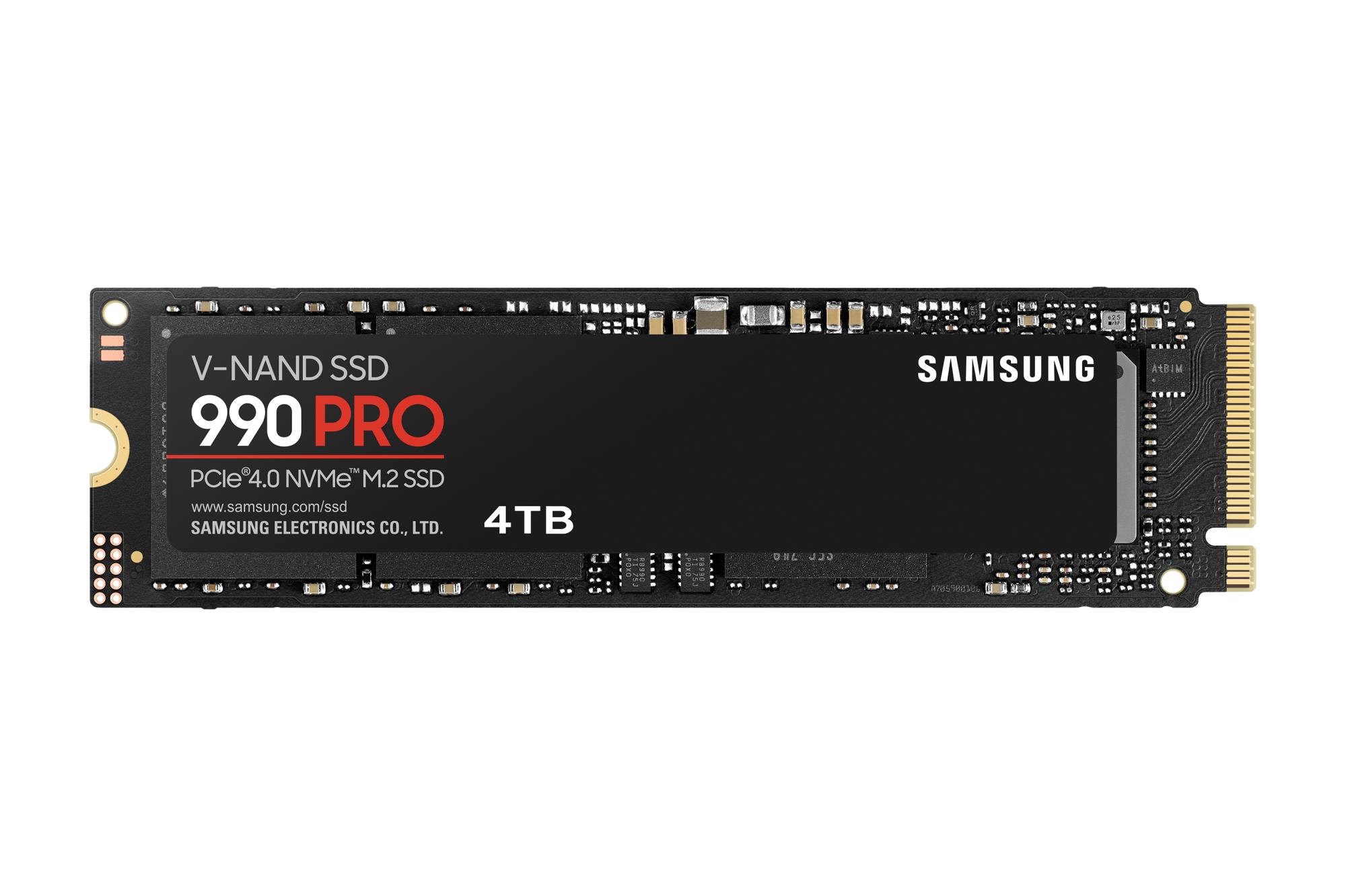 SSD|SAMSUNG|990 PRO|4TB|M.2|PCIe Gen4|NVMe|TLC|Write speed 6900 MBytes/s...