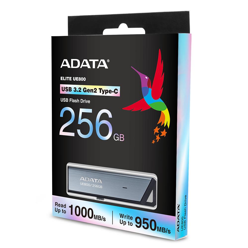 MÄLUPULK FLASH USB-C 256GB/SILV AELI-UE800-256G-CSG ADATA