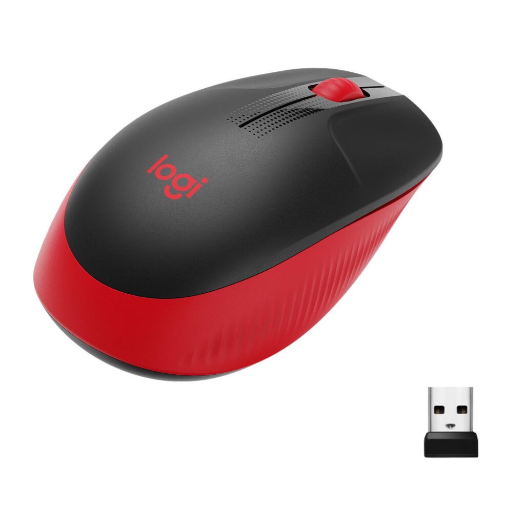 Hiir USB OPTICAL WRL M190/RED 910-005908 LOGITECH