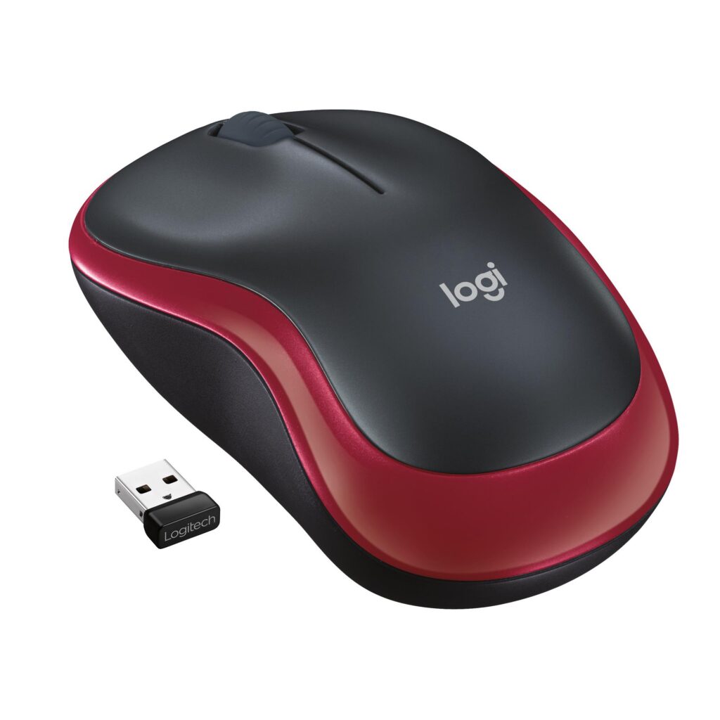 Hiir USB OPTICAL WRL M185/RED 910-002237 LOGITECH