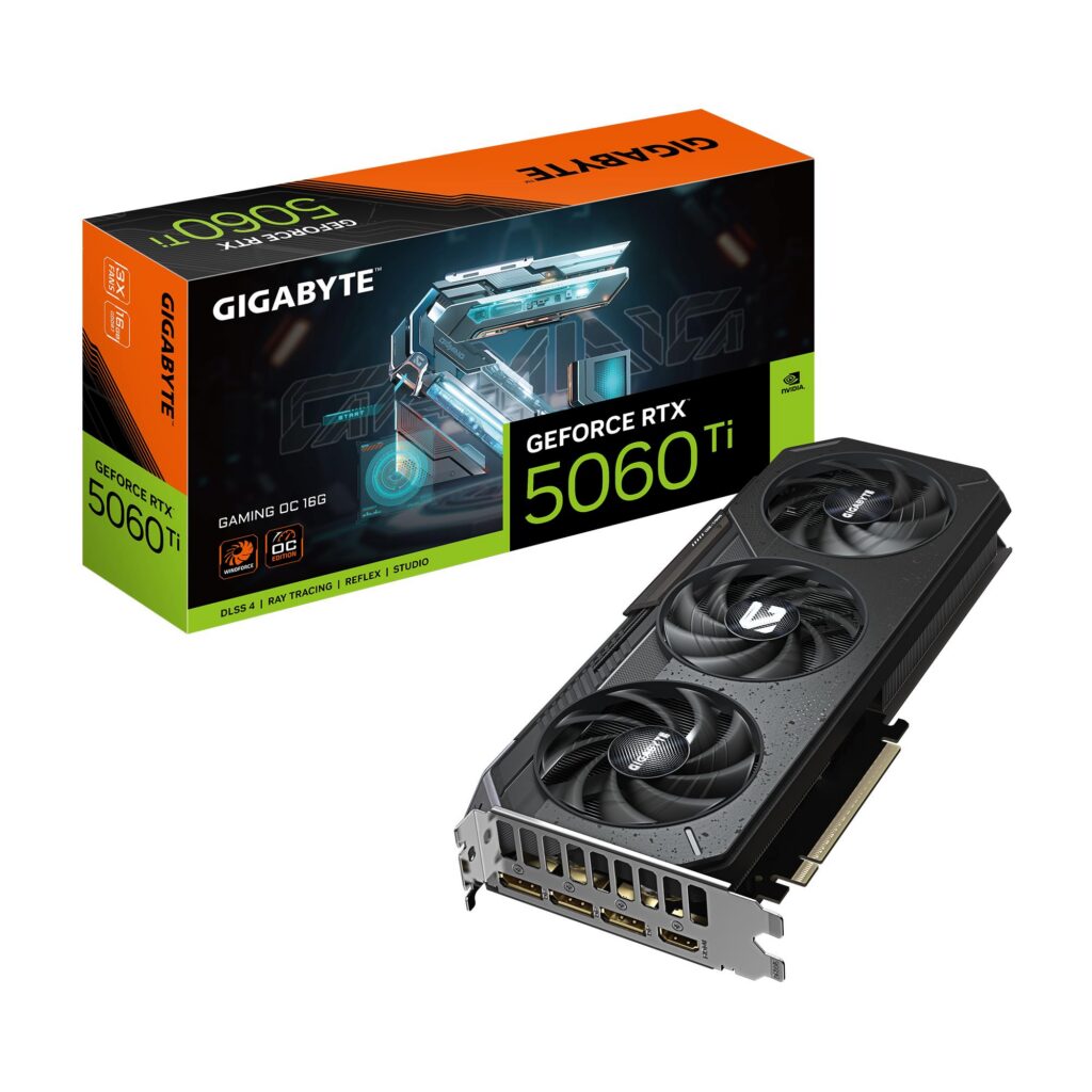 Videokaart|GIGABYTE|NVIDIA GeForce RTX 5060 Ti|16 GB|GDDR7|128 bit|PC...