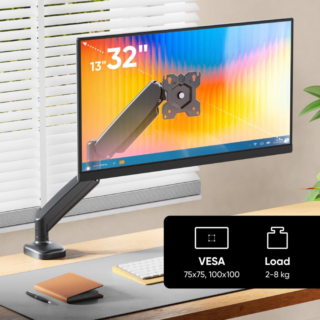 MONITOR ACC DESK MOUNT/13-32″ BLACK G50-B ONKRON