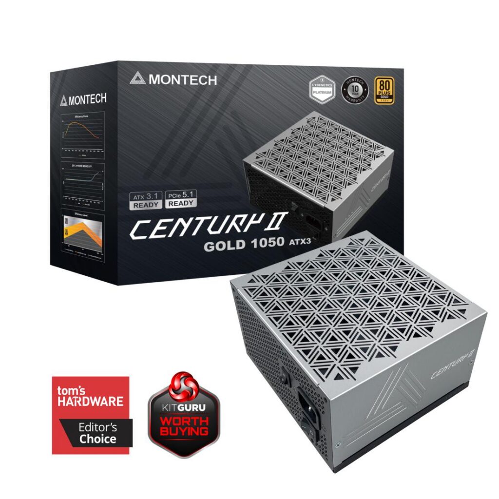 Toiteplokk|MONTECH|CENTURY II|ATX|1050 W|CENTURYII1050