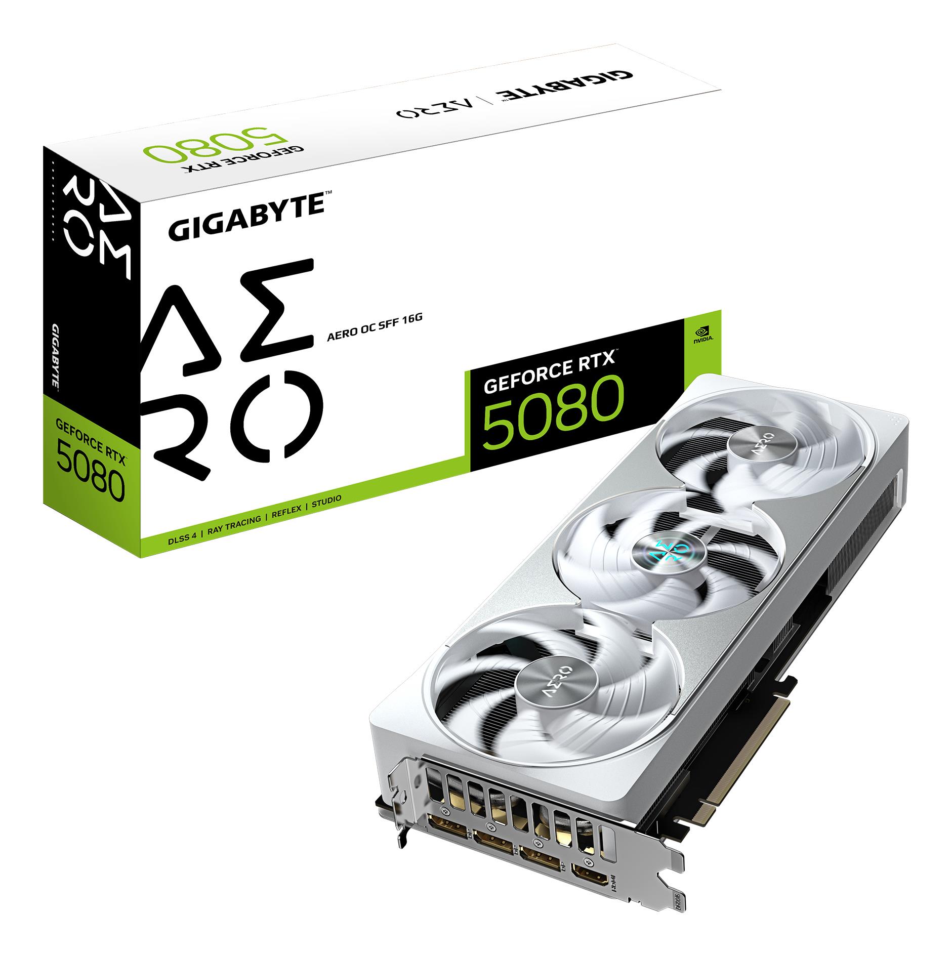Videokaart|GIGABYTE|NVIDIA GeForce RTX 5080|16 GB|GDDR7|256 bit|PCIE ...