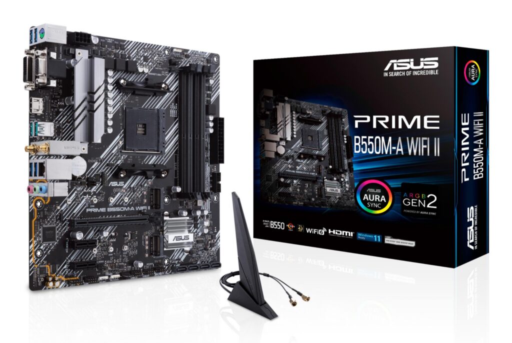 Emaplaat|ASUS|AMD B550|SAM4|MicroATX|Memory DDR4|Memory slots 4|2xPCI-E&...