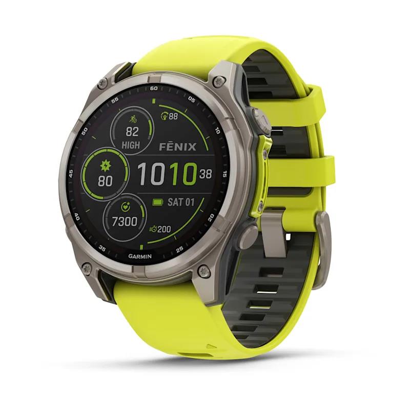 SMARTWATCH FENIX 8 SAPP. SOLAR/YELLOW 010-02906-21 GARMIN