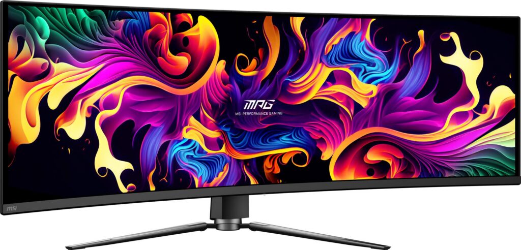Monitor|MSI|MPG 491CQP QD-OLED|49″|Mänguri/Curved|Panel QD-OLED|512…