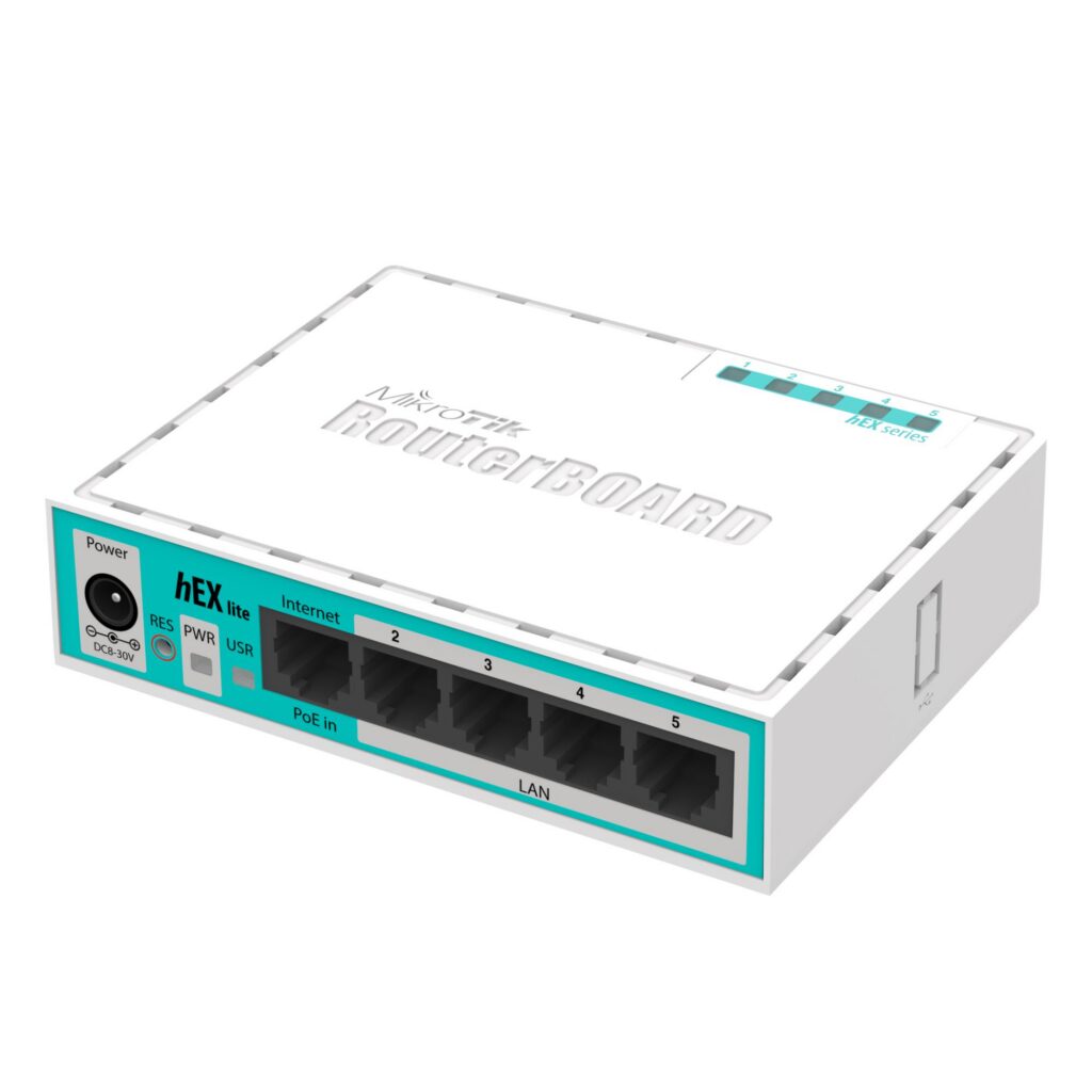 NET Ruuter 10/100M 5PORT/HEX LITE RB750R2 MIKROTIK