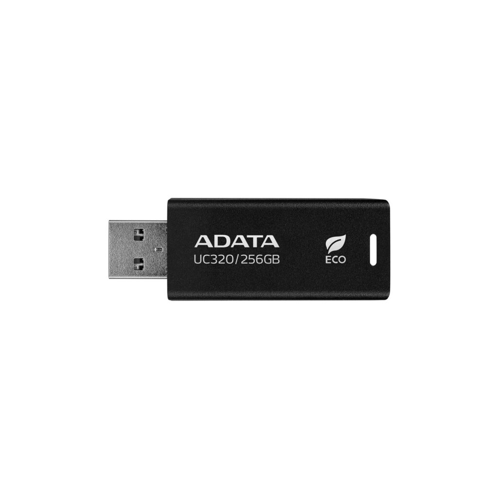MÄLUPULK FLASH USB3.2 256G/BLACK UC320-256G-RBK/BK ADATA