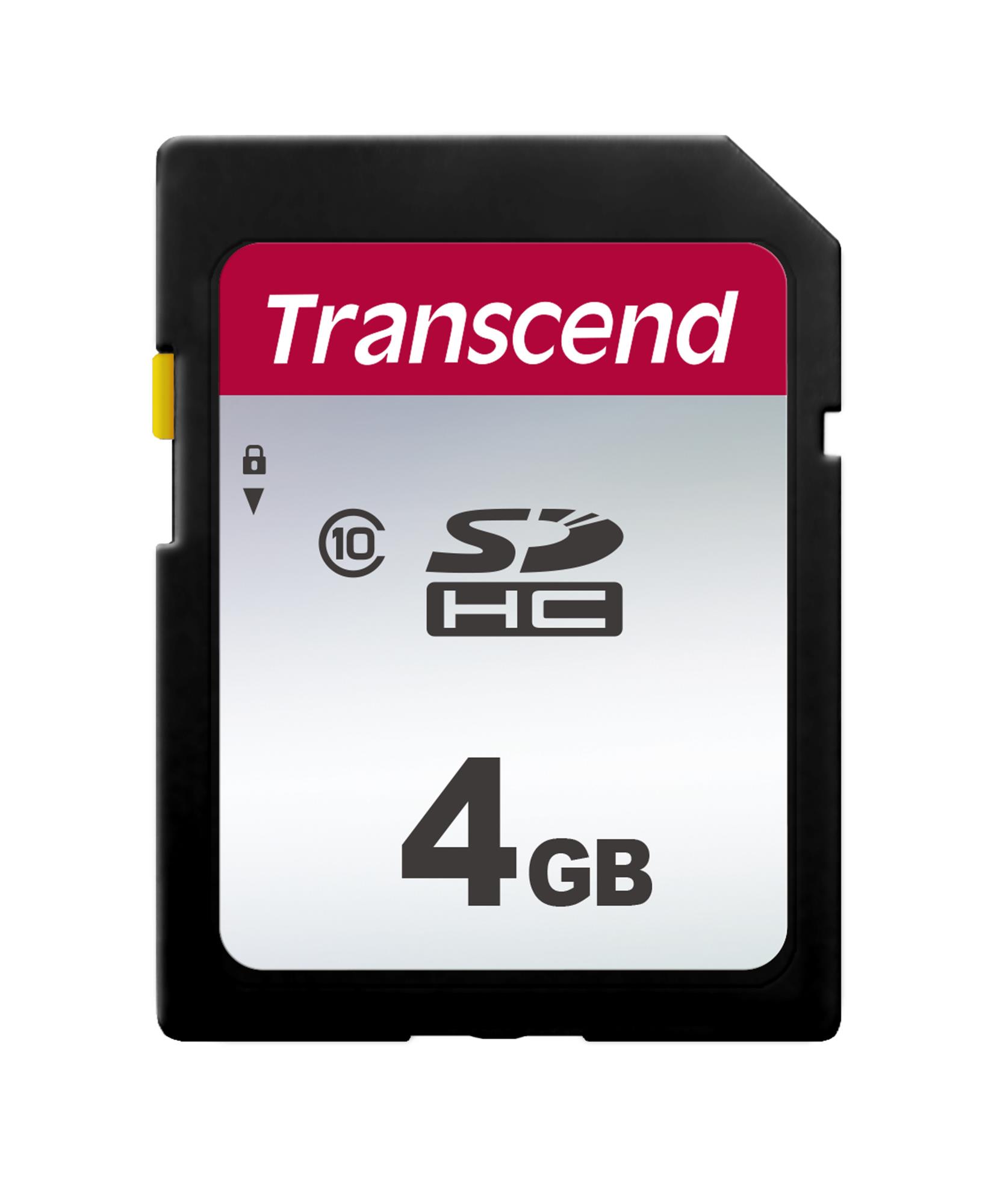 MEMORY SDHC 4GB C10/TS4GSDC300S TRANSCEND