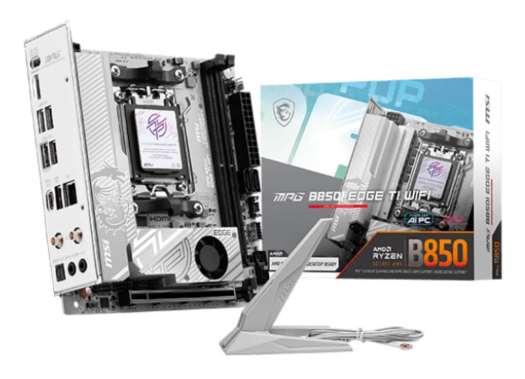 Emaplaat|MSI|AMD B850|SAM5|Mini-ITX|Memory DDR5|Memory slots 2|MPGB850I…