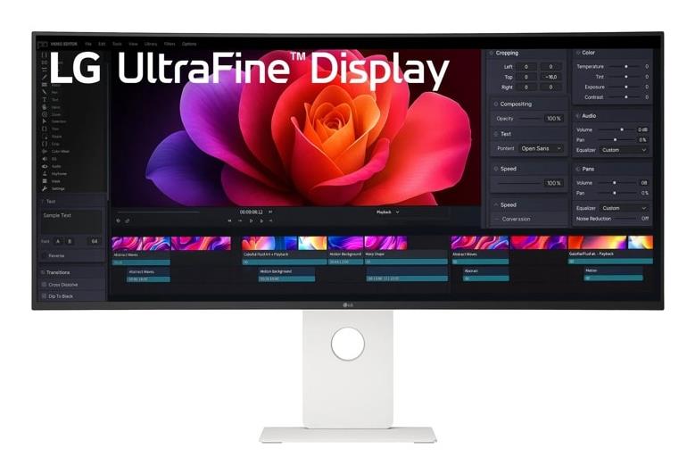 LCD Monitor|LG|40 “|5120 x 2160 pixels|WUHD|Native aspect ratio 21:9|Curved|40U990A-W