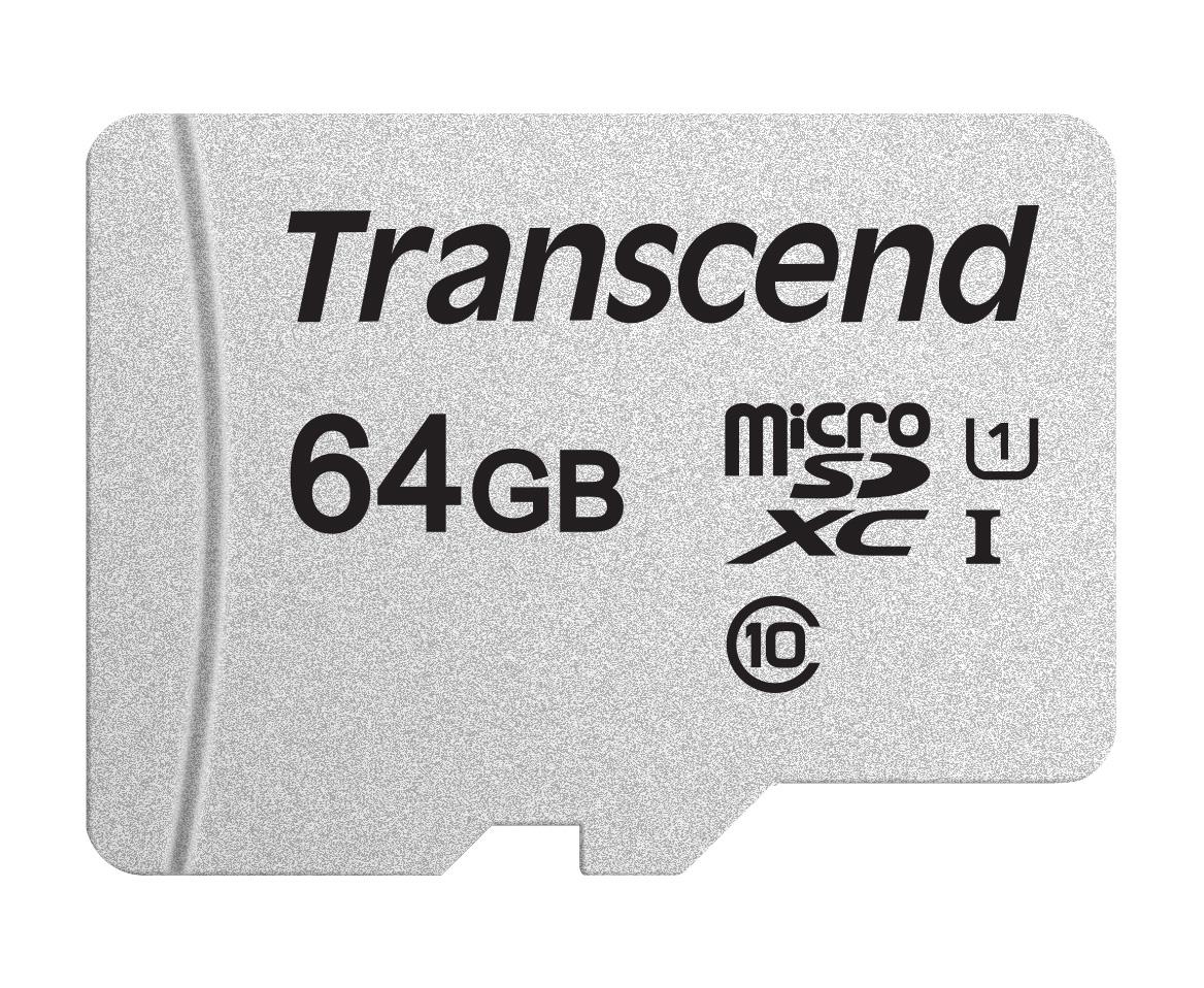 MÄLUKAART SDXC 64GB/C10 TS64GUSD300S TRANSCEND