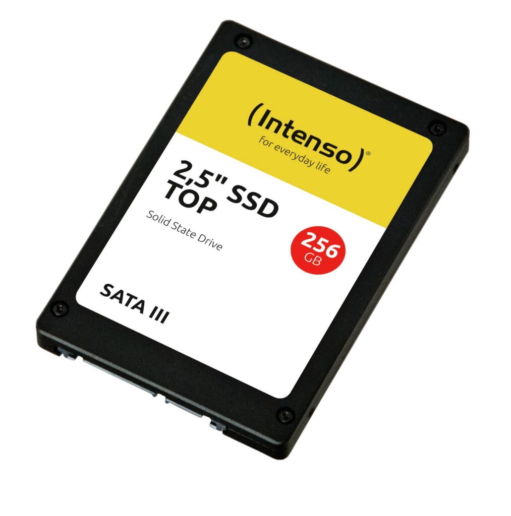 SSD|INTENSO|256GB|SATA 3.0|SLC|Write speed 500 MBytes/sec|Read speed 520...