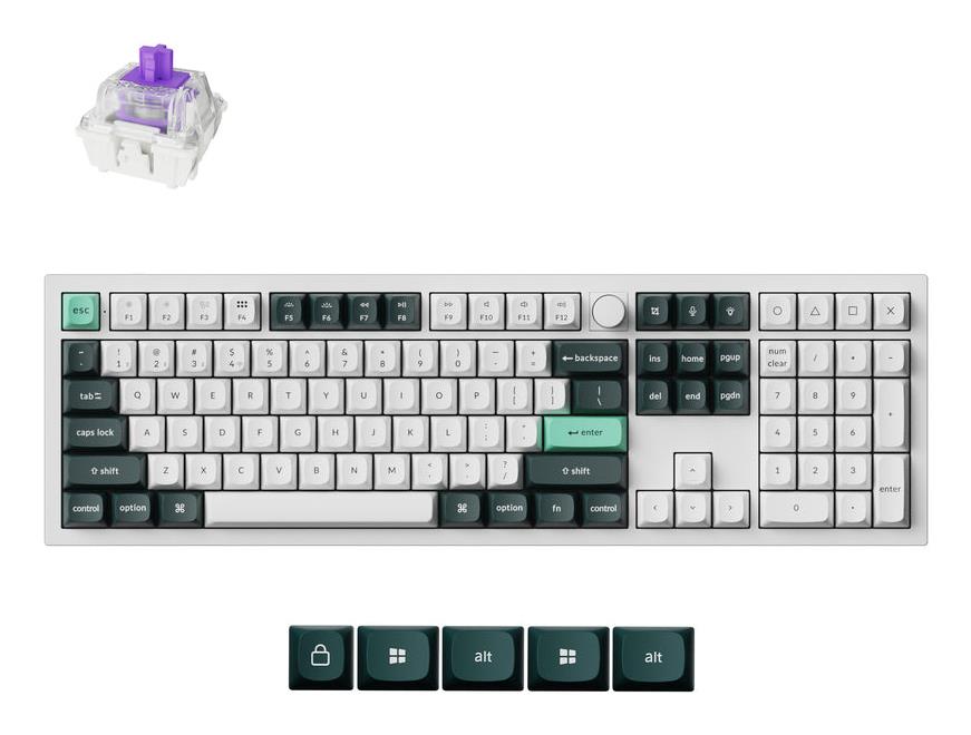 Klaviatuur WRL Q6 HE RGB/SHELL WHITE Q6H-P1 KEYCHRON