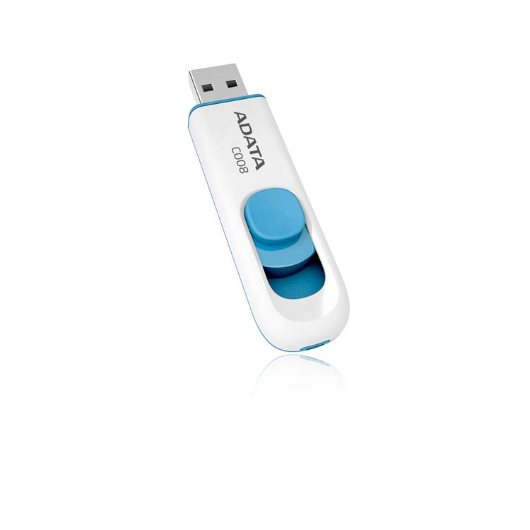 MÄLUPULK FLASH USB2 32GB/WH/BLUE AC008-32G-RWE A-DATA