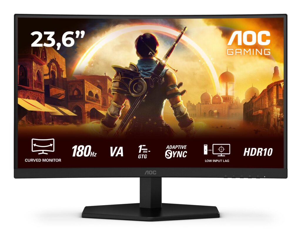 LCD Monitor|AOC|23.6 “|1920 x 1080 pixels|Full HD|Native aspect ra...
